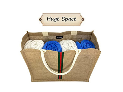 Big Rattan Straw Bag Handbag Hemp Cable Lace Beach