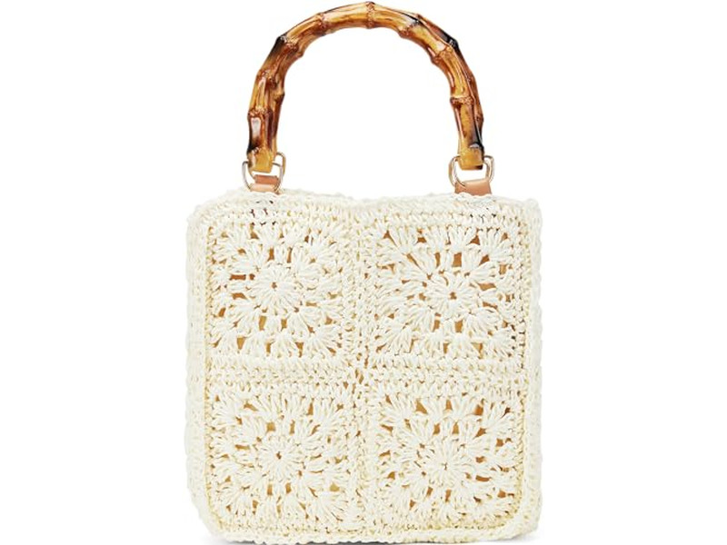 Child Straw Bucket Bag Fun Summer Purse Fashion Backpack High Quality