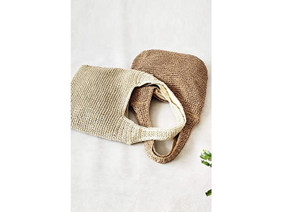 Cute Summer Bag Straw Fishing Net Faux Pearl Bags Blue Clutch Flower