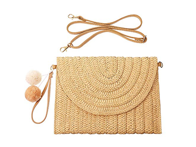 Holiday Straw Bags Classic Marocco New Bag 2023 Metallic Macrame Plastic