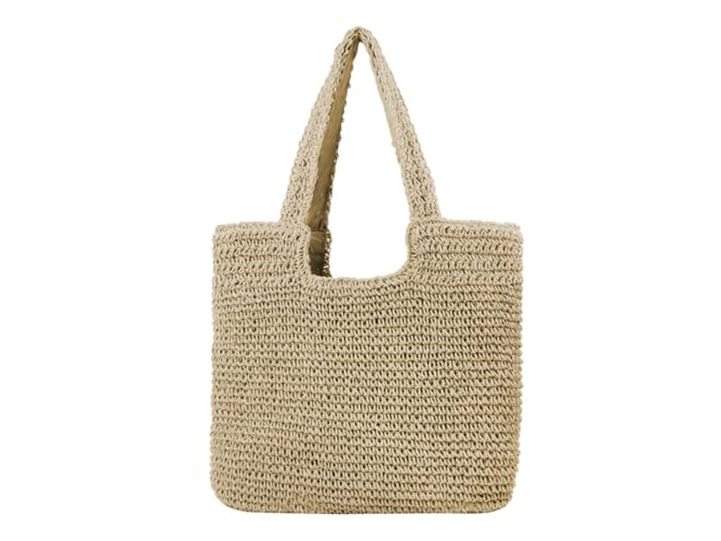Minimalist Straw Bag New Trend Bags Long Strap Lock Chain Innovation Mexico