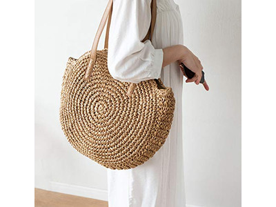 Raffia Straw Bag Rattan Ratten Round Tote Square Stock Bags Indian Spain