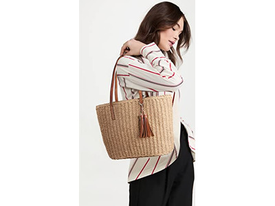 Smile Straw Bag Strap 1 Moq Blank Brown Craft Green India Print Retro Women