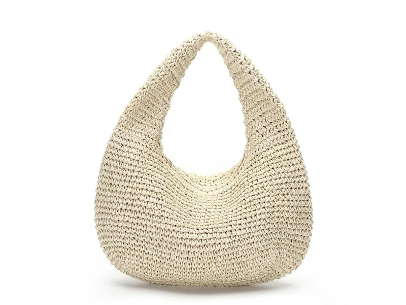 Straw Bag Trend Bamboo Circle French Ethnic Bags Women Custom Fringe Bucket