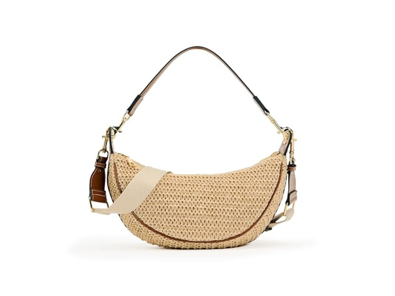 Straw Bag With Pearl Shell Strap Bags For Beach