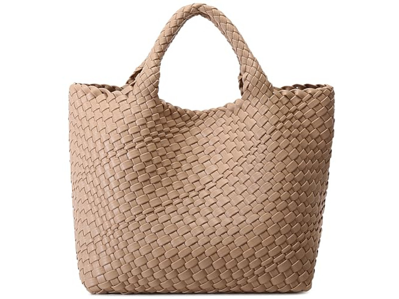 Straw Buckets Totes Tote Bag Logo Lined Handbag