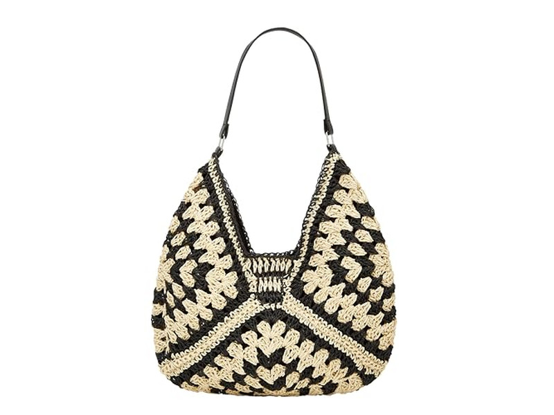 Straw Paper Braid Bag Purse For Women Purses Bags Set Rainbow Handbag