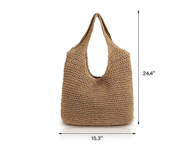 Straw Suede Bag Totes Wrist Wheat White Fine Bags Grass Jumbo Linen Multi Mini