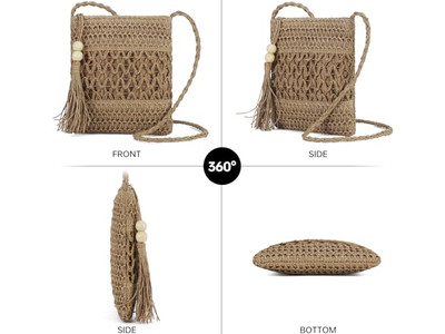Weekend Straw Bags Women Clutch Women'S Womens Purse Fashion Decorate Bag