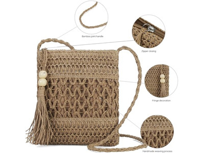 Weekend Straw Bags Women Clutch Women'S Womens Purse Fashion Decorate Bag