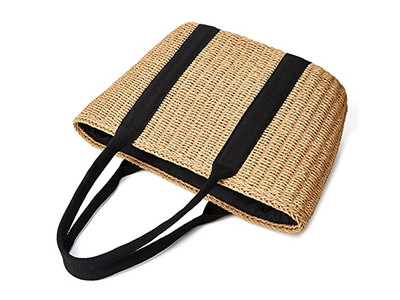 Children Straw Bags Half Soon Bag Hand-Held Customize