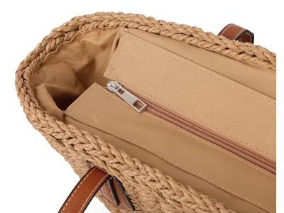 Dramatic Straw Bag Chop Bagging Bohemian Designer Children Boho Big 2 Pack Purse