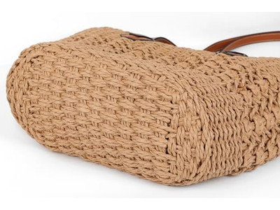 Dramatic Straw Bag Chop Bagging Bohemian Designer Children Boho Big 2 Pack Purse