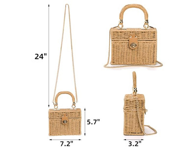 Fancy Straw Bags Modern Bag Pp Big Large Tote Kenya Mini Purse Shells Female