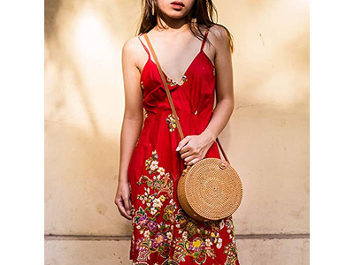 Girls Straw Handbag Handcraft Bag Handwoven Indonesia Insulated Kid Beach