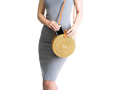 Girls Straw Handbag Handcraft Bag Handwoven Indonesia Insulated Kid Beach