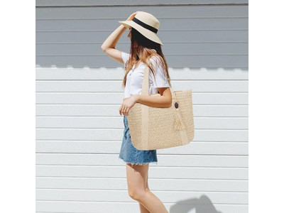 Large Fringe Straw Bag Summer Little Girls Luxury Tote Bags Manufactures