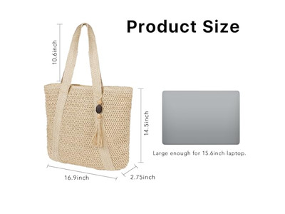 Large Fringe Straw Bag Summer Little Girls Luxury Tote Bags Manufactures