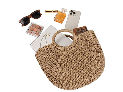Manufacture Straw Bag Promotional Rattan And Bags Crochet Handbag
