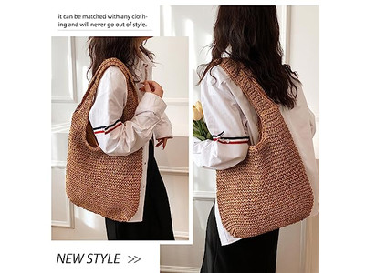 Shoulder Straw Purse Backpack Bag And Pearls Beach