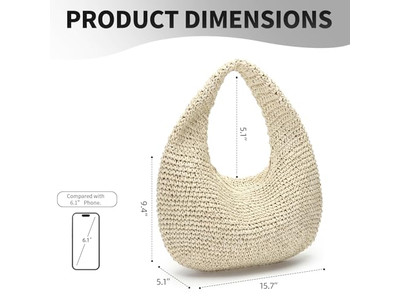 Straw Bag Trend Bamboo Circle French Ethnic Bags Women Custom Fringe Bucket