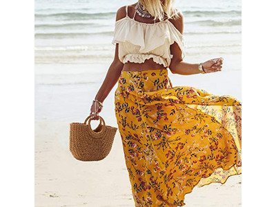 Straw Bag With Skin Bags Vacation Beach Clutch Purses