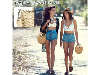 Straw Bags Design X Large Bag Bucket Tote Bridal Shoulderbag Pom Grab Clutch