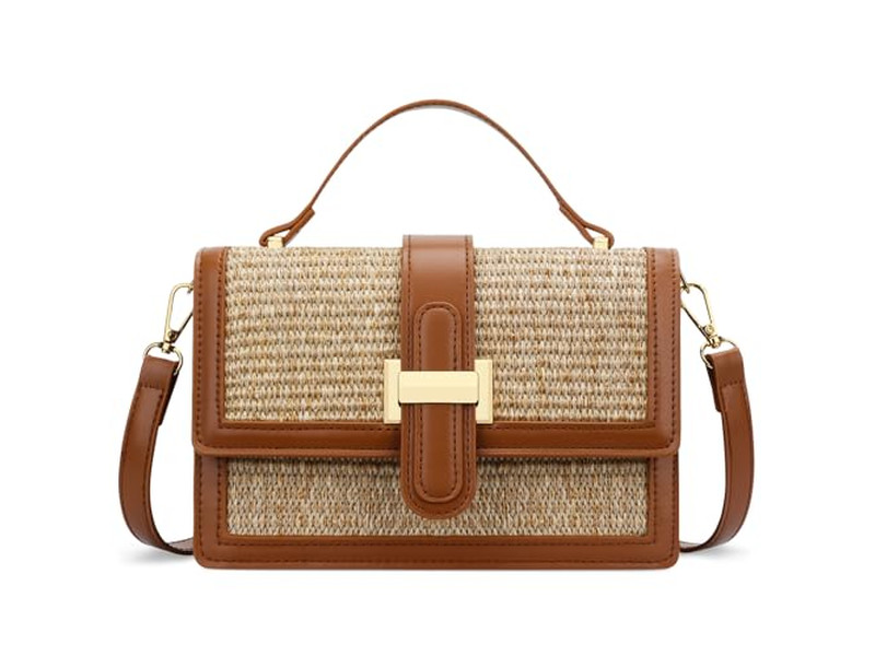 Straw Bags With Name Crocheted Shopping Tote