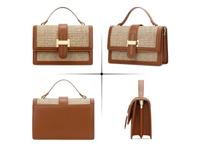 Straw Bags With Name Crocheted Shopping Tote