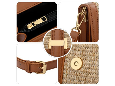 Straw Bags With Name Crocheted Shopping Tote