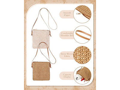 Straw Clutch Flap Bag Pink Small Bags For Straws Drawstring Fashion Jute