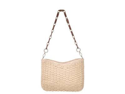 Straw Crossbody Tote Handbag Medium Hollow Out Bag