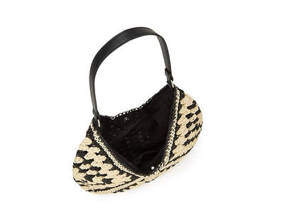 Straw Paper Braid Bag Purse For Women Purses Bags Set Rainbow Handbag