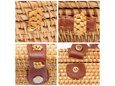 Straw Tote Summer Bag Top Handle Woven Pearl Tassel Kids Wheat Women Crossbody