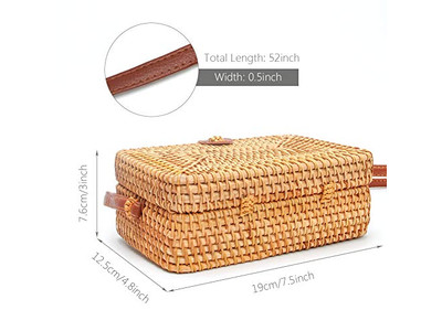 Straw Tote Summer Bag Top Handle Woven Pearl Tassel Kids Wheat Women Crossbody